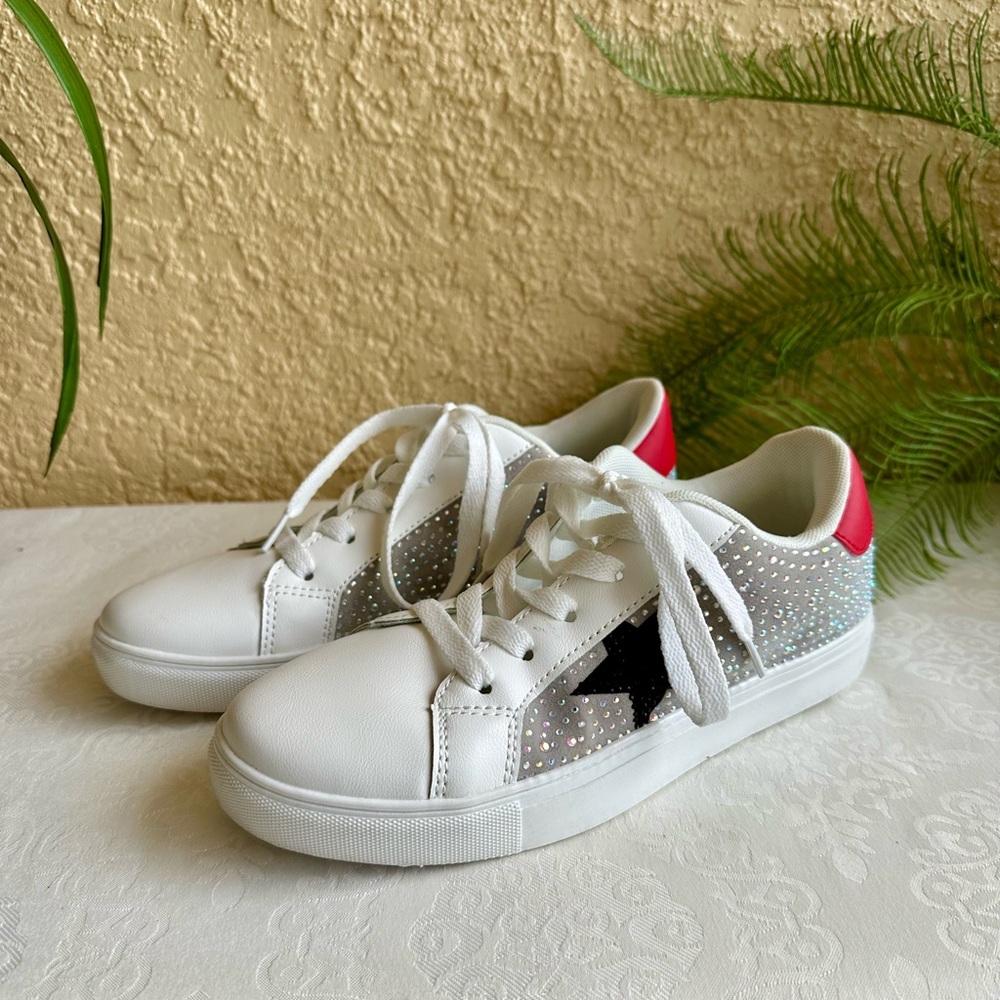 CloudAir brand white sneakers